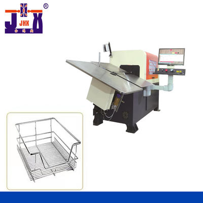 Iron 3D Wire Bending Machine For Supermarket Storage Shelf Accessories