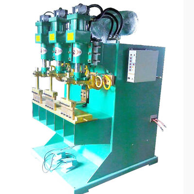 Solenoid Valve Multi Spot Welding Machine 400mm Arm 150KVA Three Head Spot Welder