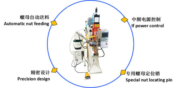 Medium frequency spot welder Nut spot welding machine 180KVA