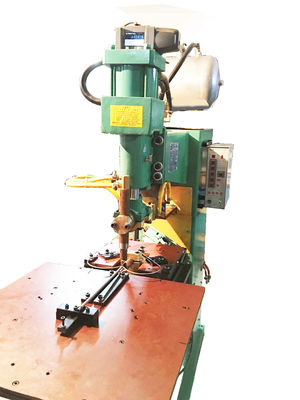 Vertical Iron Wire Spot Welding Machine Air Compressed T Type