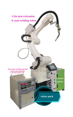 Industrial 6 Axis Aluminum Welding Robot Machine 380V High Speed
