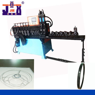 Automatic Flat Iron Metal Ring Making Machine Numerical Control For Lampshade